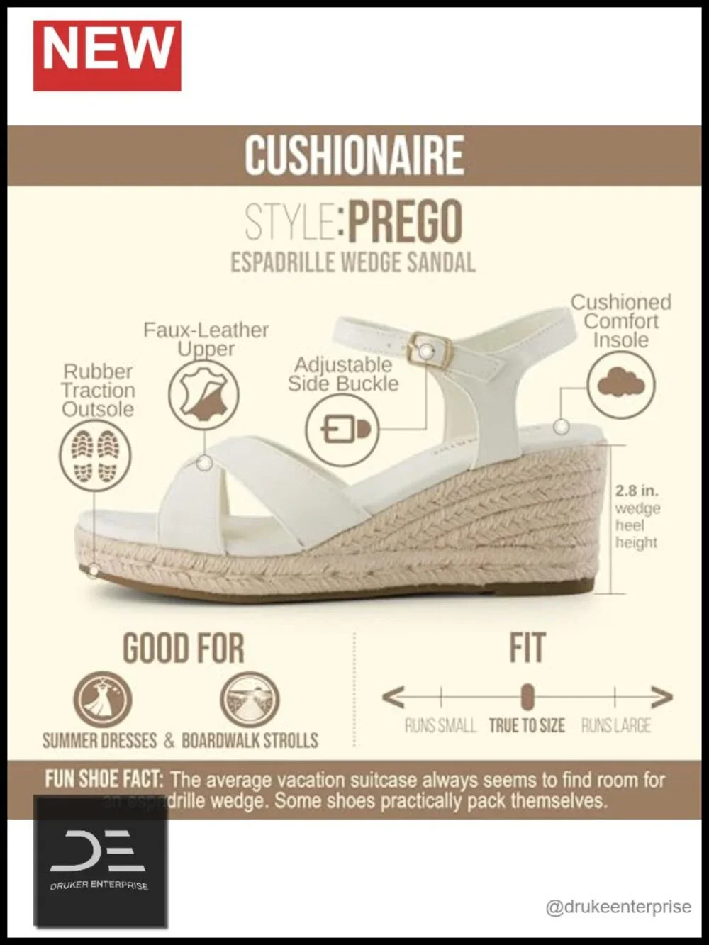 Faux Leather Espadrille Wedge Sandals with Adjustable Ankle Strap